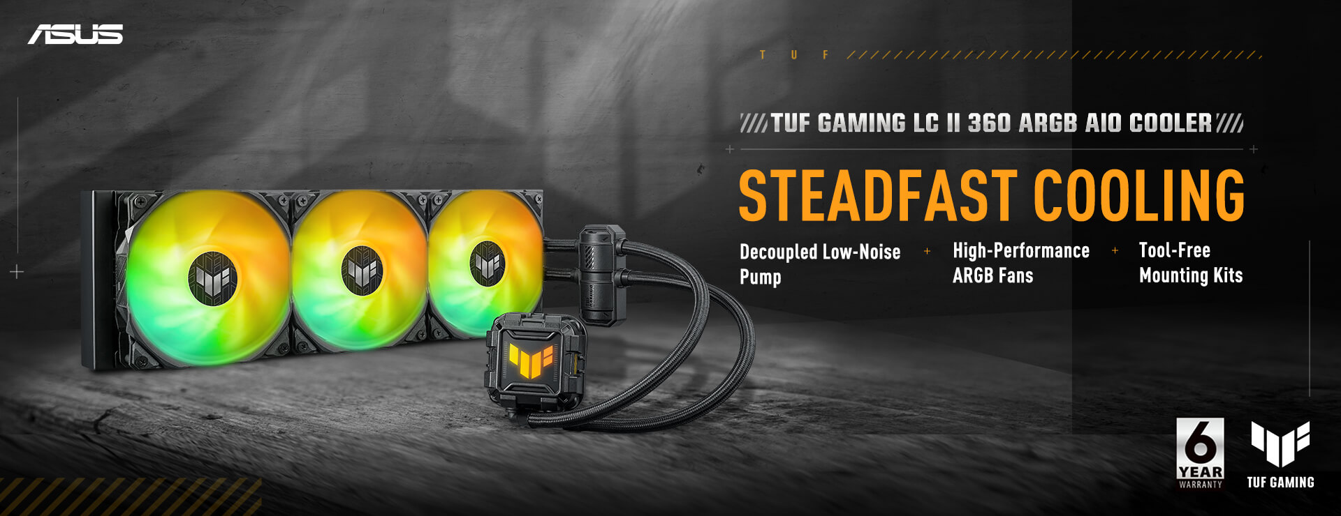 Baner TUF Gaming LC 360 ARGB
