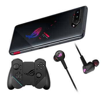 ROG phones 5, ROG Kunai 3 gamepad and ROG Cetra II Core bundle