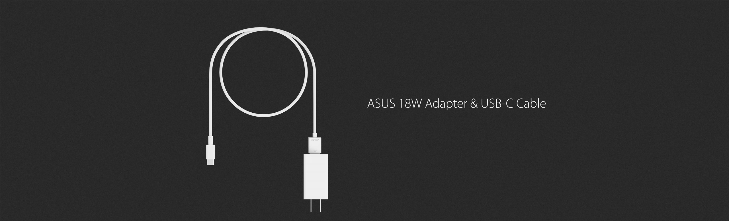 ASUS 18W Adapter & USB-C Cable