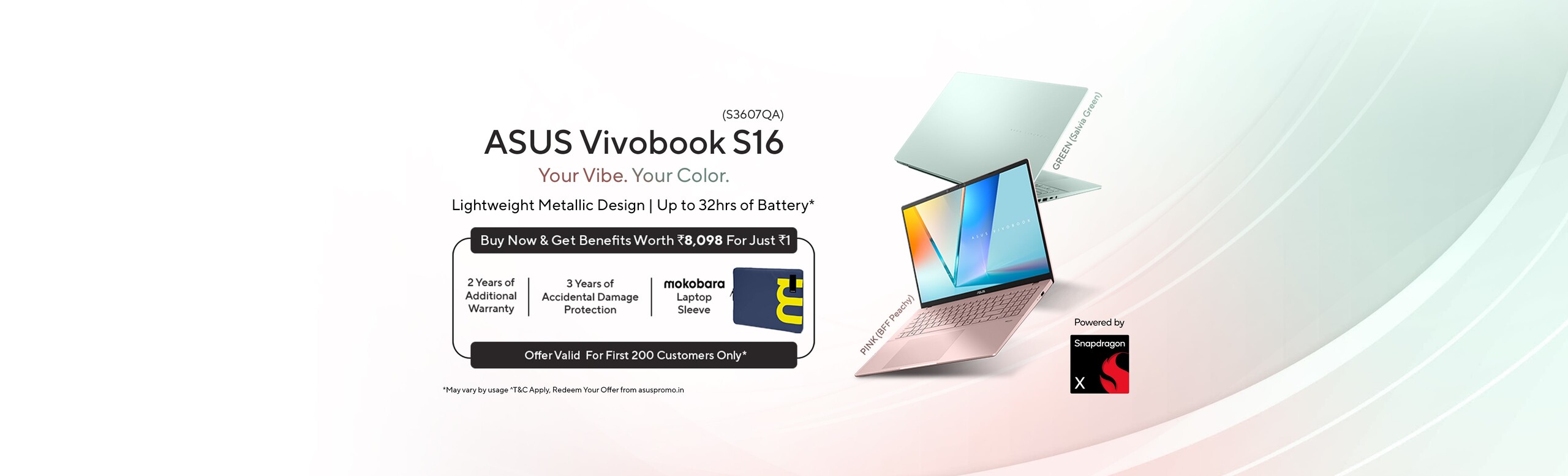 ASUS Vivobook S16 S3607QA Launch New