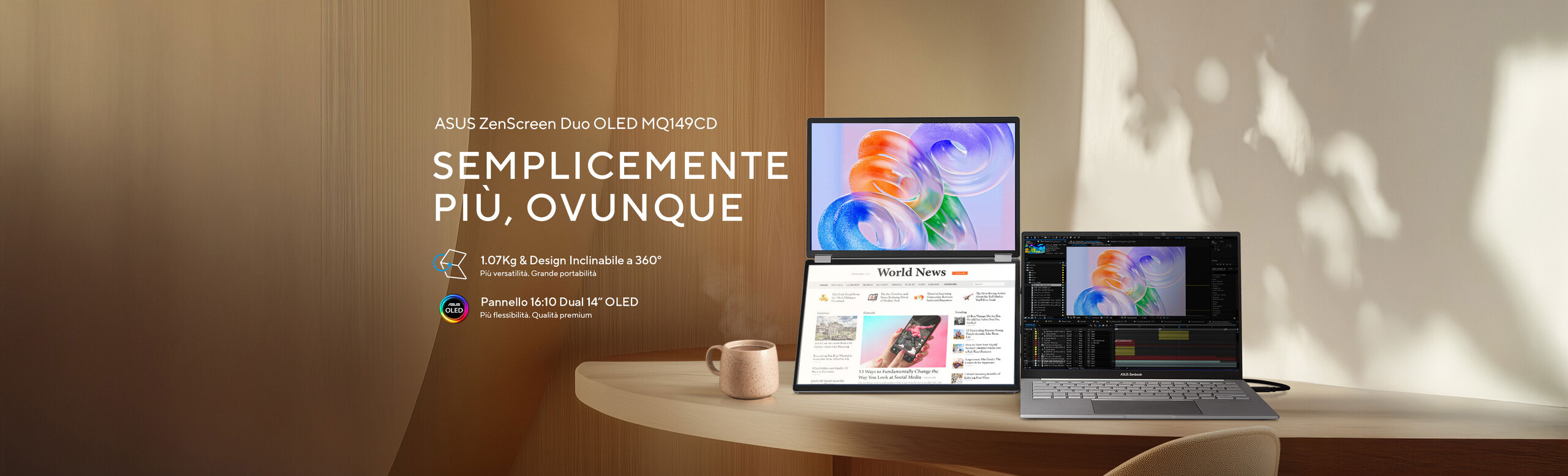 ZenScreen Duo OLED