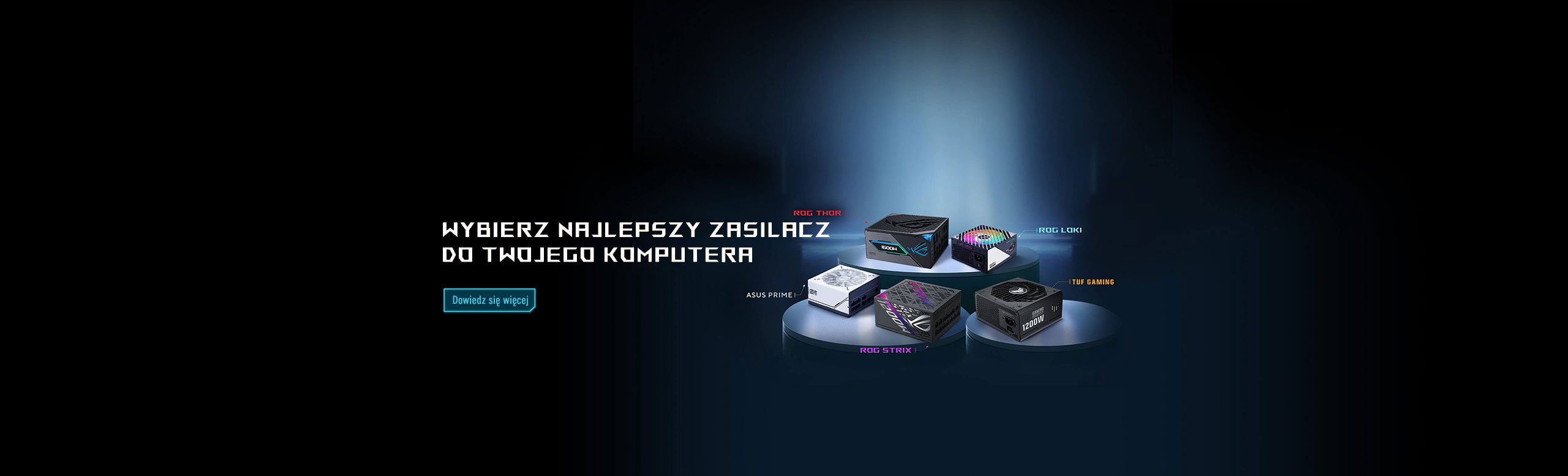 ASUS power supply all series banner