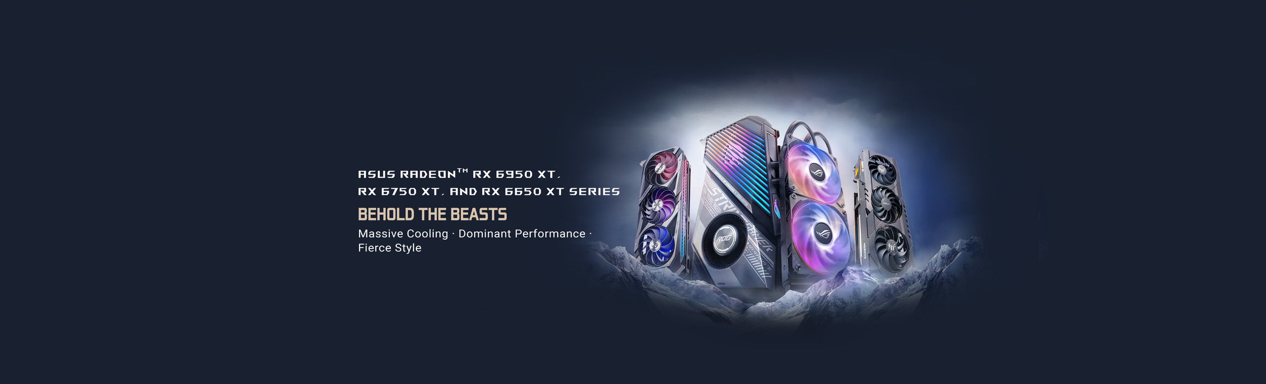 ASUS RadeonTM RX 6950 XT, RX  6750 XT, and RX 6650 XT Series