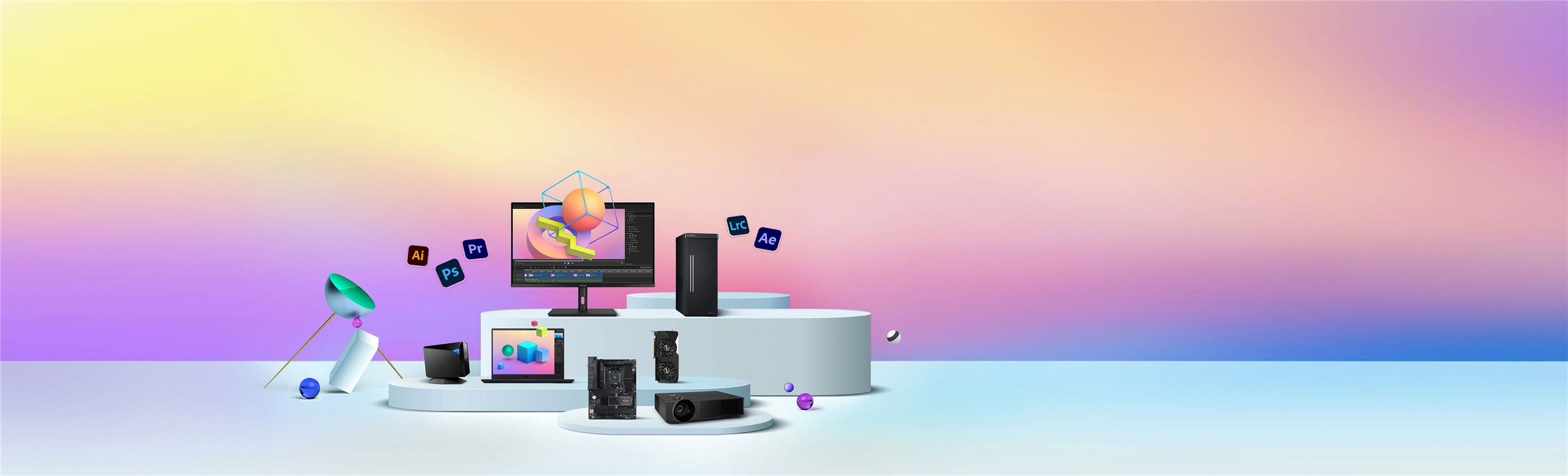 Подписка Adobe Creative Cloud — с устройствами ASUS!
