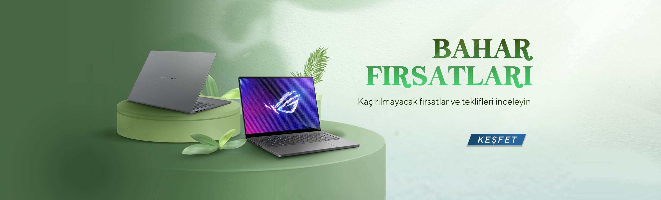 ASUS E-Store'da Bahar fırsatlarını kaçırmayın. ASUS Dizüstü bilgisayarlar ve Gaming Laptoplardaki kaçırılmayacak fırsatlar ve teklifler için ASUS E-store'u takip etmeyi unutmayın.