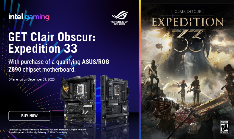[ASUS x Intel] Expedition 33 Game Code Redemption