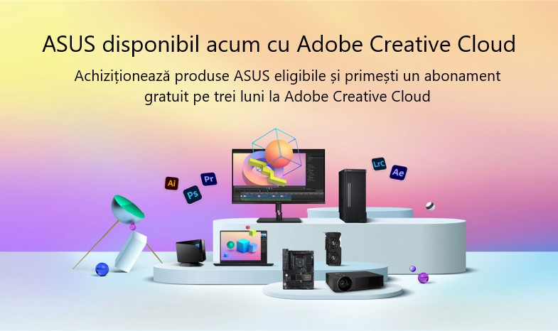 ASUS Now with 3 Months of Adobe Creative Cloud (A $238.47 VALUE)