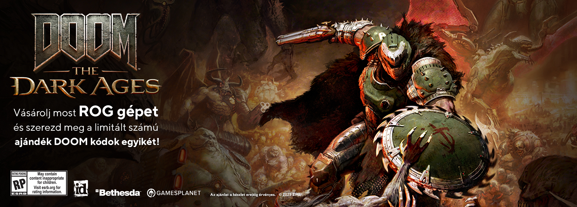 ASUS DOOM The Dark Ages Gaming Bundle Promo