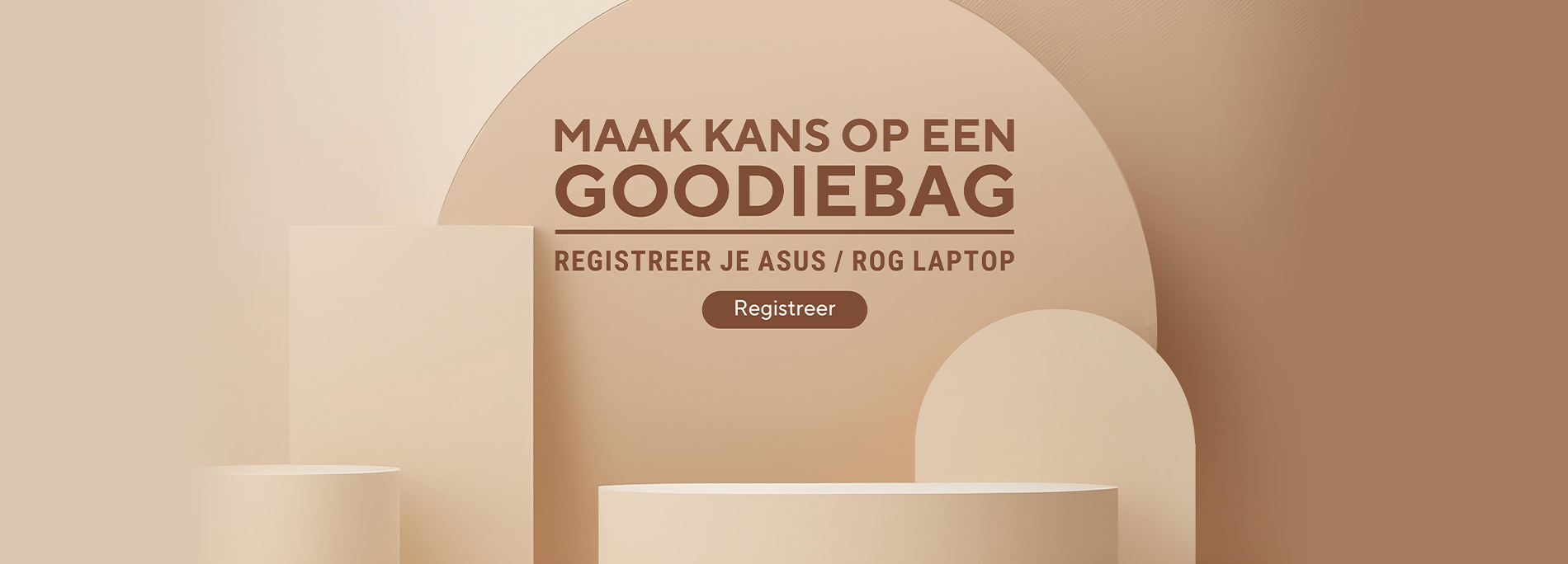 Maak kans op een ASUS en ROG goodiebag | Registreer jouw ASUS / ROG laptop