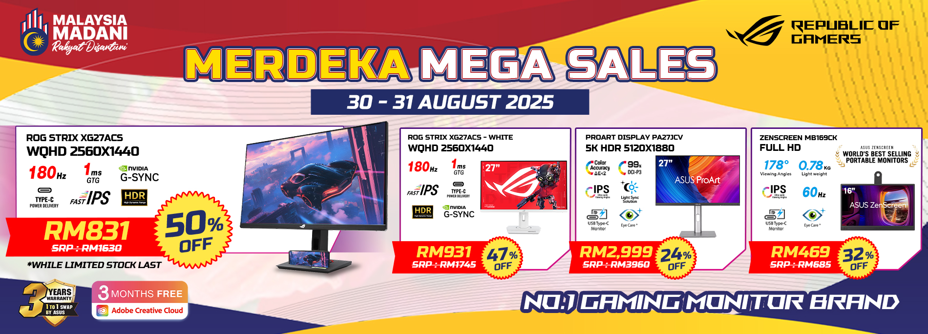 Merdeka Monitor Mega Sales