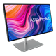 ProArt Display PA27AC, front view, tilted 45 degrees