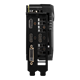ASUS TUF Gaming X3 GeForce GTX 1660 Ti Advanced edition 6GB GDDR6 graphics card, showing I/O ports