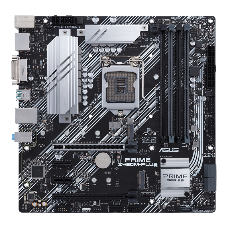 PRIME Z490M-PLUS front view