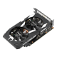 Dual GeForce GTX 1660 Ti OC edition graphics card, front angled view 