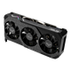 ASUS TUF Gaming X3 GeForce GTX 1660 Ti Advanced edition 6GB GDDR6 graphics card, hero shot from the front