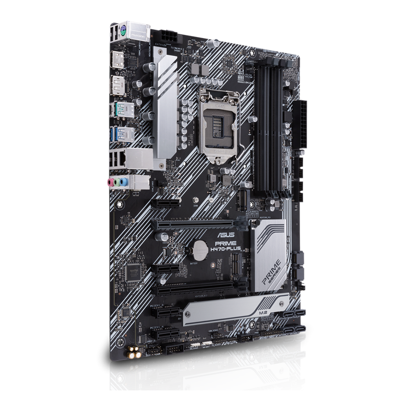 PRIME H470-PLUS front view, 45 degrees
