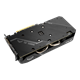 ASUS TUF Gaming X3 GeForce GTX 1660 6GB GDDR5 graphics card, angled rear view