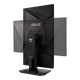 TUF Gaming VG289Q, rear view, showing the pivot angles