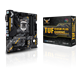 TUF B365M-PLUS GAMING (WI-FI) front view, 45 degrees, with color box