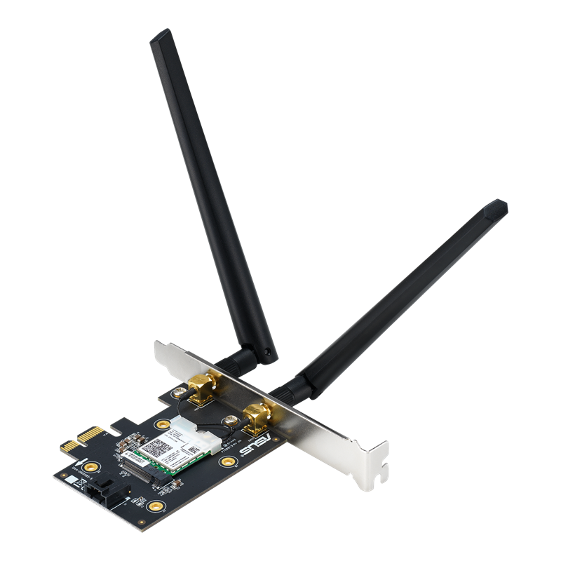 PCE-AX3000 front view, with antenna open