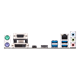 PRIME B365M-A I/O ports closeup