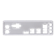 PRIME A320M-K/CSM motherboard, I/O ports shield view