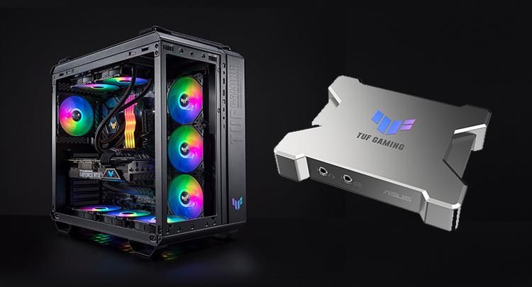 TUF Gaming TF120 ARGB風扇以及TUF Gaming影像擷取盒FHD120