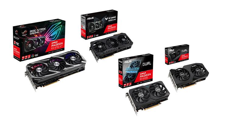 華碩全新AMD Radeon™ RX6000顯示卡勁勢登場