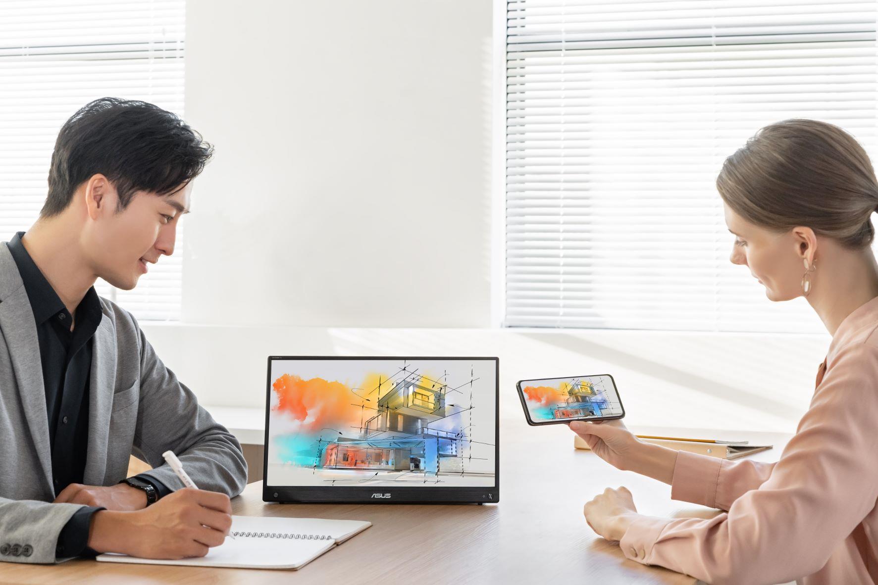 ASUS ZenScreen Go MB16AWP無線可攜式螢幕