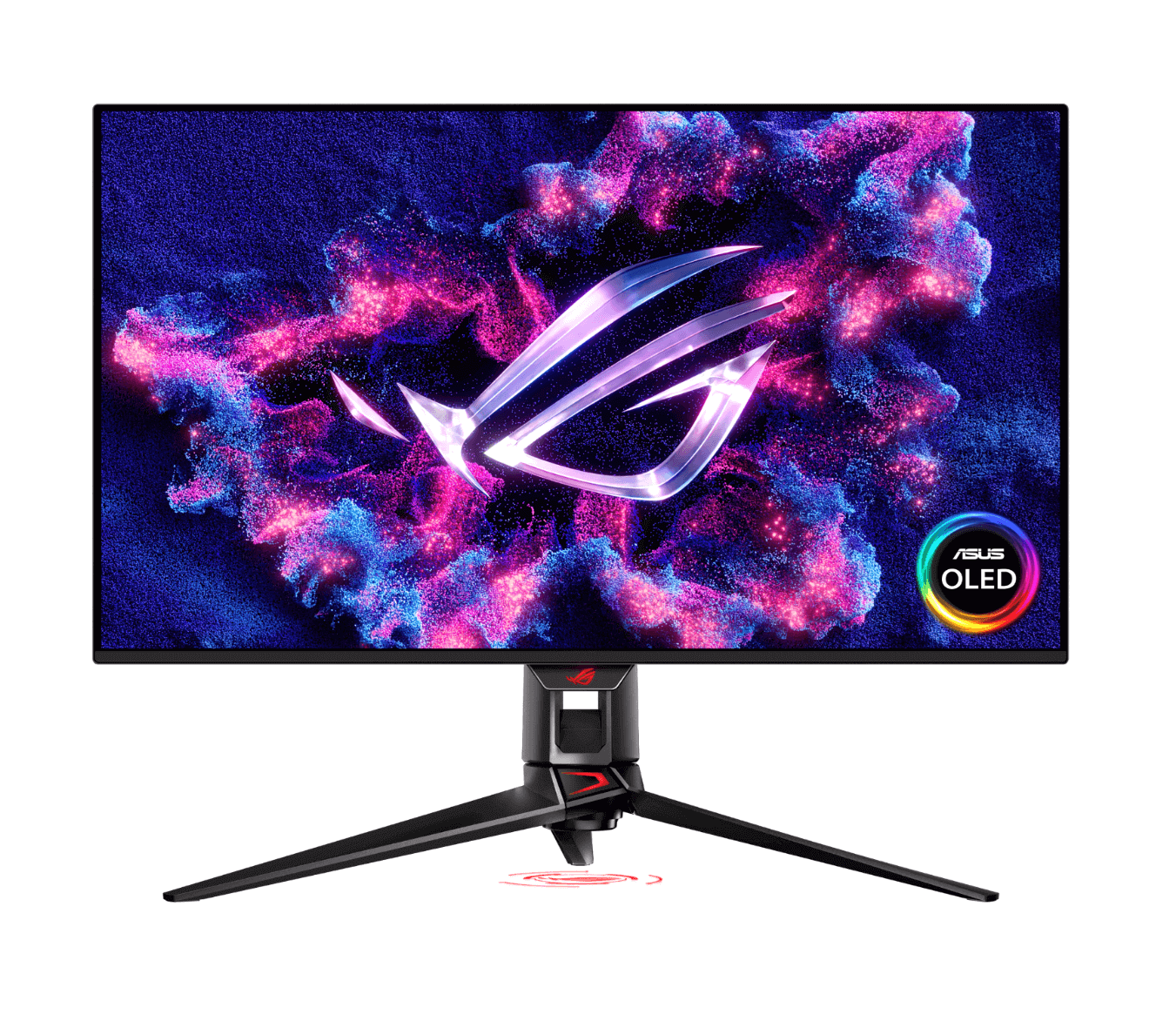 ROG Swift OLED PG32UCDM gaming monitor from the front