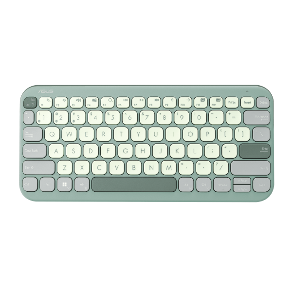 ASUS Marshmallow Keyboard KW100_Product Photo_Green Tea Latte_Design