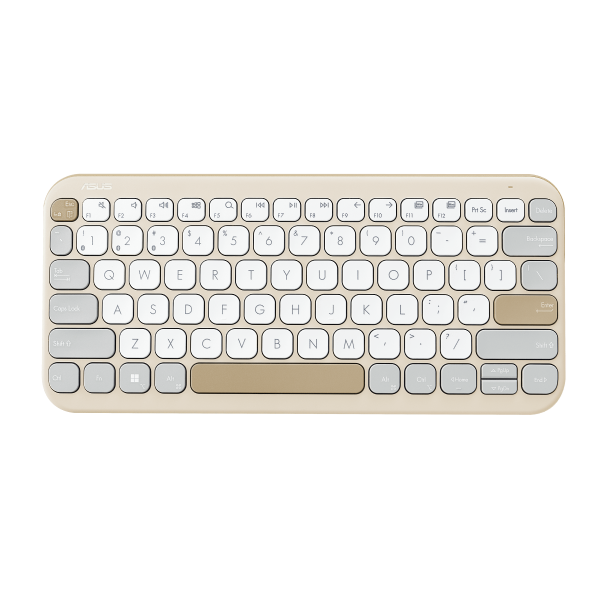 ASUS Marshmallow Keyboard KW100_Product Photo_Oat Milk_Design
