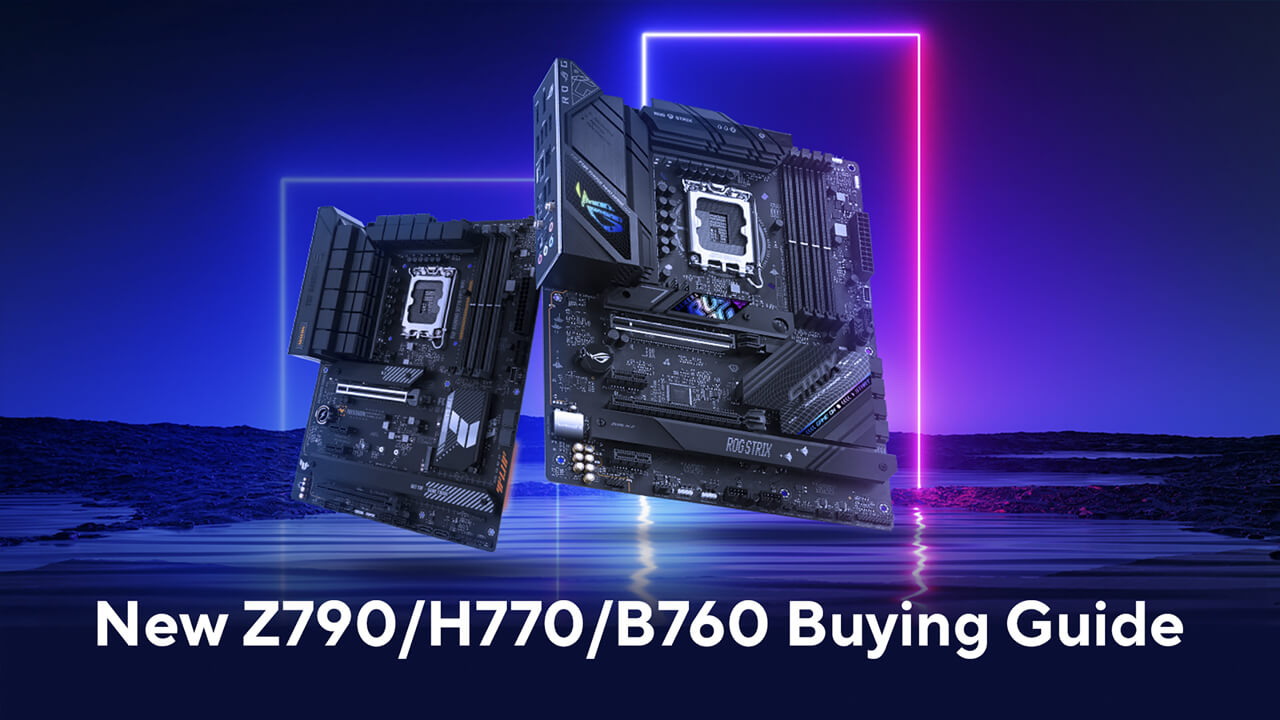 Obrázek s novou základní deskou typu H770 a B760