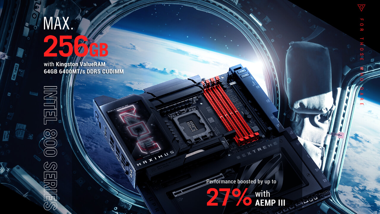 ASUS Z890/B860 moederborden ondersteunen tot 256GB DDR5