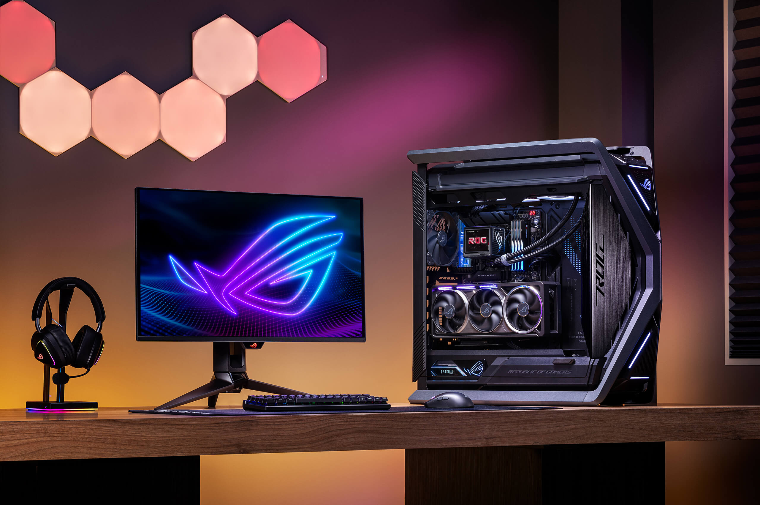 Ecosistema de construcción de PC ASUS.
