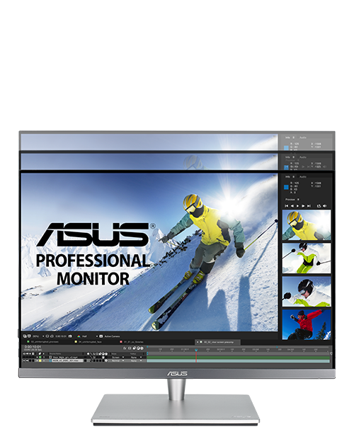 With ProArt PA24AC, a comfortable viewing position is always within reach thanks to its slim profile and ergonomically-designed stand with tilt, swivel, pivot, and height adjustments.