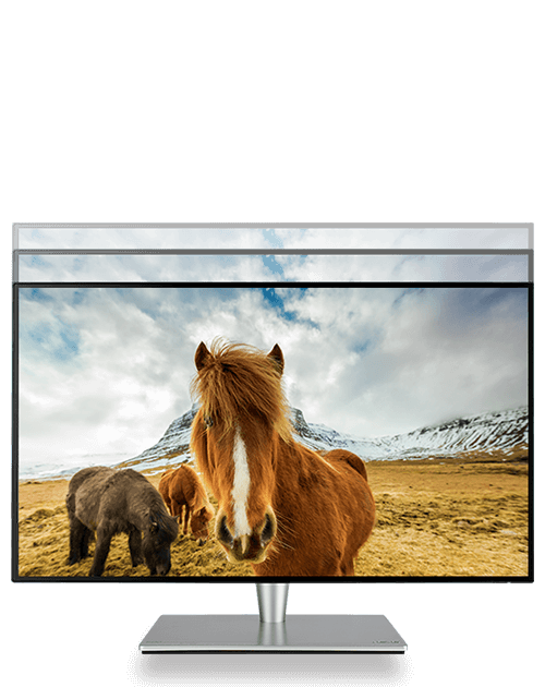 With ProArt PA27AC, a comfortable viewing position is always within reach thanks to its slim profile and ergonomically-designed stand with tilt, swivel, pivot, and height adjustments.