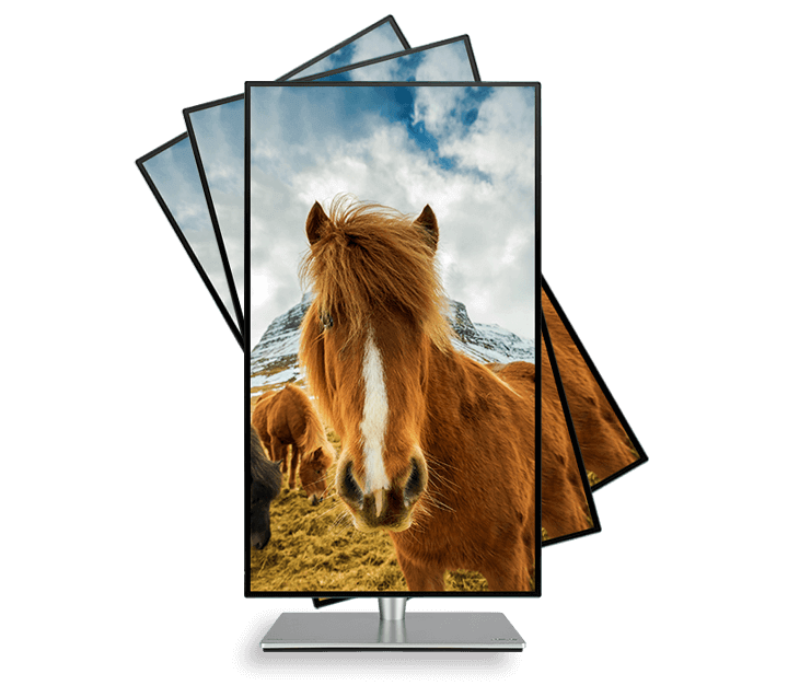 With ProArt PA27AC, a comfortable viewing position is always within reach thanks to its slim profile and ergonomically-designed stand with tilt, swivel, pivot, and height adjustments.
