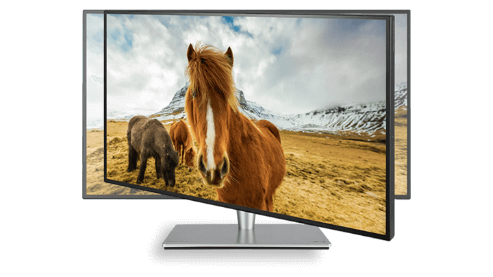 With ProArt PA27AC, a comfortable viewing position is always within reach thanks to its slim profile and ergonomically-designed stand with tilt, swivel, pivot, and height adjustments.