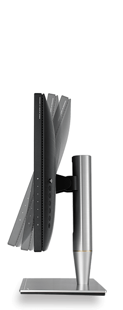 With ProArt PA27AC, a comfortable viewing position is always within reach thanks to its slim profile and ergonomically-designed stand with tilt, swivel, pivot, and height adjustments.